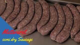 German Mettwurst semi dry How To Video LittleGasthaus TheGermanSausageMaker [upl. by Mamoun]