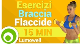 Esercizi per le Braccia Flaccide [upl. by Norabel749]