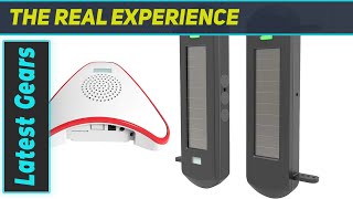 HTZSAFE Solar Wireless Driveway Alarm System  Ultimate Security Solution [upl. by Adihahs]