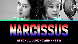 HEECHUL JUNGMO AND WHEEIN  NARCISSUS 나르시스 Colour Coded Lyrics HanRomEng [upl. by Kcirdor857]