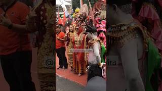 Momen Bupati Cantik Foto bareng Barongan Devils 😍🤩 fypyoutube shorts pawaibudaya bupaticantik [upl. by Deborah]