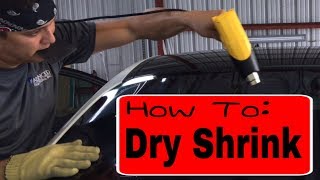 Window Tinting How to dry shrink a back window [upl. by Valerle]