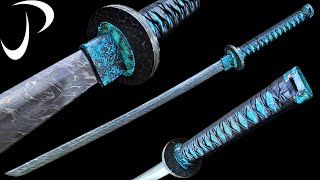 Forging A Ball Bearing Twist Katana  Samurai Challenge [upl. by Eardnoed]