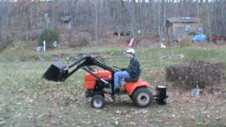 Ariens S16H Tractor with loader [upl. by Ryder667]