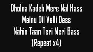 Tunak Tunak Tun  Daler Mehndi lyrics [upl. by Arek]