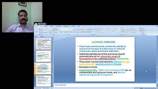 Compensatory Fiscal Policy  Macro Economics BA II Semester [upl. by Ibed]