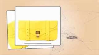 How To Spot a Real not FAKE Proenza Schouler PS1 LEATHER CLUTCH reviews [upl. by Domash]