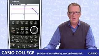 Casio fxCG20  Kansrekening en Combinatoriek [upl. by Akinam]