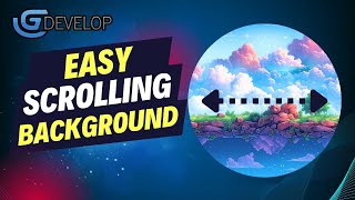 Gdevelop Tutorial  Easy Scrolling Background [upl. by Paulie268]