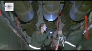 Boeing B52 Stratofortress Bomb Bay Inspection [upl. by Trilbi282]