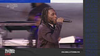 Burna Boy Performs quotKilometrequot From Latest Album Live in New York City  Global Citizen Live [upl. by Atiuqehs]