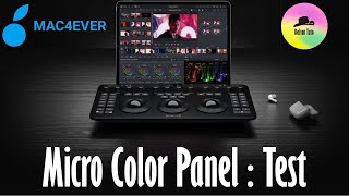 Test du Blackmagic Micro Color Panel pour Davinci Resolve iPad [upl. by Tollman763]