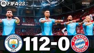 FIFA 23  MESSI RONALDO MBAPPE NEYMAR ALL STARS  MANCHESTER CITY 1120 FC BAYERN [upl. by Renner806]