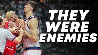 I found every Dennis Rodman vs Gheorghe Mureșan Heated [upl. by Trah]