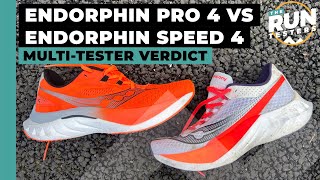 Saucony Endorphin Speed 4 vs Saucony Endorphin Pro 4 Which Endorphin will suit you best [upl. by Enowtna581]