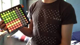 Novation Launchpad mini MK2  Demo  first impressions  Korg MicroKey 25 [upl. by Attwood489]