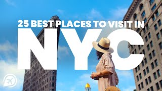 25 Best places to visit in NEW YORK CITY [upl. by Dagnah245]