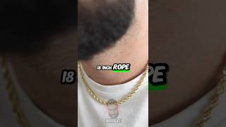 Jacoje 5mm Rope Chain Review jacoje jewellery jewelry [upl. by Maighdlin]