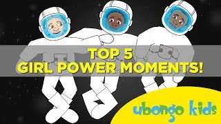 Top 5 Girl Power Moments from Ubongo Kids [upl. by Ennazzus]