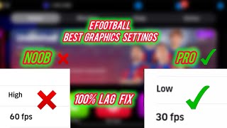 Boost Your Gameplay LagFree eFootball 2024 Mobile Graphics Config eFootball lag fix [upl. by Nyrmak]