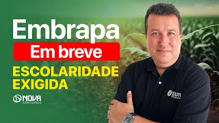 QUEM PODE FAZER O CONCURSO DA EMBRAPA 2024 ENTENDA OS NÍVEIS DE ESCOLARIDADE EXIGIDOS [upl. by Refotsirhc]