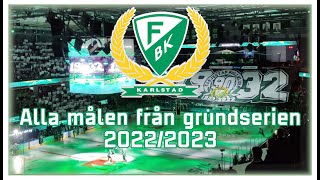 Färjestad BK  Alla målen från grundserien  Säsongen 20222023 [upl. by Yrojram]