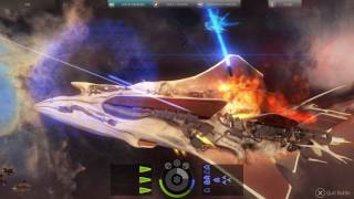 Endless Space 2  Unfallen vs Unfallen Space Combat Version 10 [upl. by Annorah840]