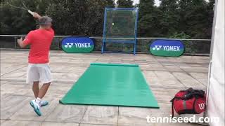 Tennis Training Wall  Tennis Rebounder [upl. by Eerb937]