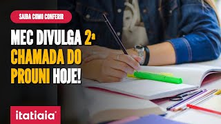 RESULTADO DA SEGUNDA CHAMADA DO PROUNI DEVE SER DIVULGADO NESTA SEXTA SAIBA COMO CONFERIR [upl. by Nibla]