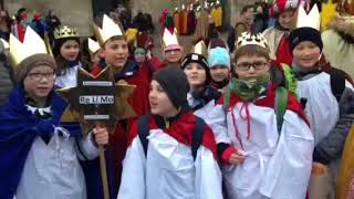 Sternsinger Bundesweite Auftaktaktion in Trier [upl. by Regor]