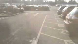 Epic Accident in Tesco Carpark [upl. by Swithbart]