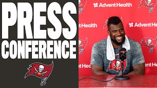 Darren Fells on Signing With Bucs Playing for Bruce Arians  Press Conference [upl. by Leal880]