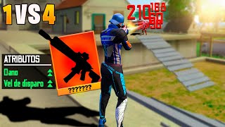 ESSA NOVA ARM4 ATRIBUTADA SE TORNOU A MAIS PODEROSA DO JOGO FREE FIRE MOBILE SOLO VS SQUAD [upl. by Anaitsirhc83]