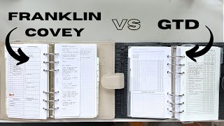 WHICH planner system is right for you Franklin Covey or Getting Things Done Method [upl. by Oidiple]