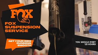 HOW TO SERVICE FOX SUSPENSION WITH FOX FACTORY MECHANIC  FOX 36  DPX2 32 34 36 38 [upl. by Hatfield]