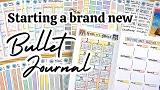 My NEW BULLET JOURNAL Setup  Future Log and Other Essential Spreads [upl. by Adnert967]