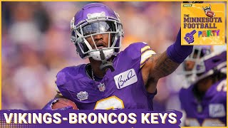 INDEPTH Minnesota Vikings  Denver Broncos Preview  The Minnesota Football Party [upl. by Sik]