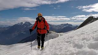 Switzerland climbing Allalinhorn 4027 m  Solo  2017 [upl. by Eserahc]