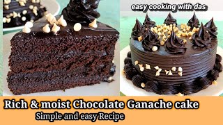 rich and moist chocolate ganache cake recipe chocolate ganache recipe [upl. by Omsare796]