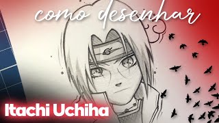 Como desenhar Itachi Uchiha ✨ draw drawing itachi uchiha [upl. by Ashjian343]