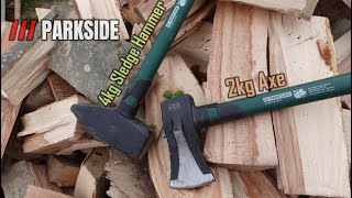 2kg Axe amp 4kg Sledge Hammer  PARKSIDE® [upl. by Suoivatnom]