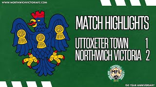 Uttoxeter Town v Northwich Victoria  MFL  10824 [upl. by Aij]