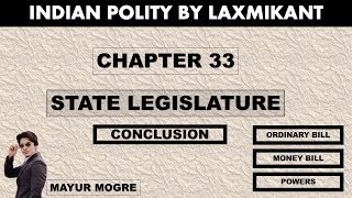 Indian Polity chapter 33 State Legislature part 5for UPSCState PSCssc cgl mains GS 2 [upl. by Arras]