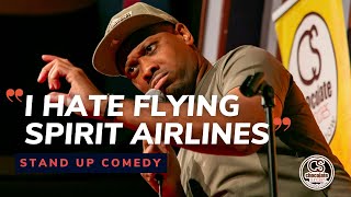 I Hate Flying Spirit Airlines  Comedian Aaron Edwards  Chocolate Sundaes Standup Comedy [upl. by Babb225]