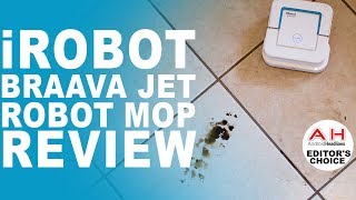 iRobot Braava Jet 240 Mopping Robot Review [upl. by Eeliah]