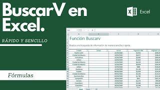 Como utilizar la función BUSCARV en EXCEL de una hoja a otra [upl. by Broeker]