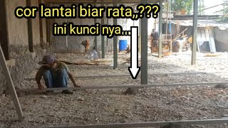 cara cor lantai dasar rumah kost yang benar dan rata [upl. by Martin]