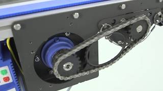 EZSPAN Plastic Belt Conveyor [upl. by Hsirrehc]