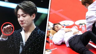 8 Times BTS members Got Seriously Injured [upl. by Nomelihp]