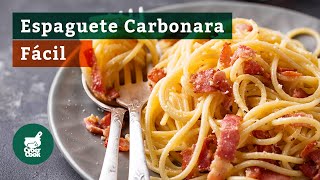 Como fazer Espaguete Carbonara Fácil [upl. by Rosalba]